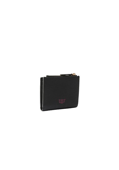 Portafoglio Pinko donna Multi Purpose Wallet 103610 A29P Nero PELLE SAFFIANO QUADRATAZIP PINKO | Portafogli | 103610 A29PZ99B